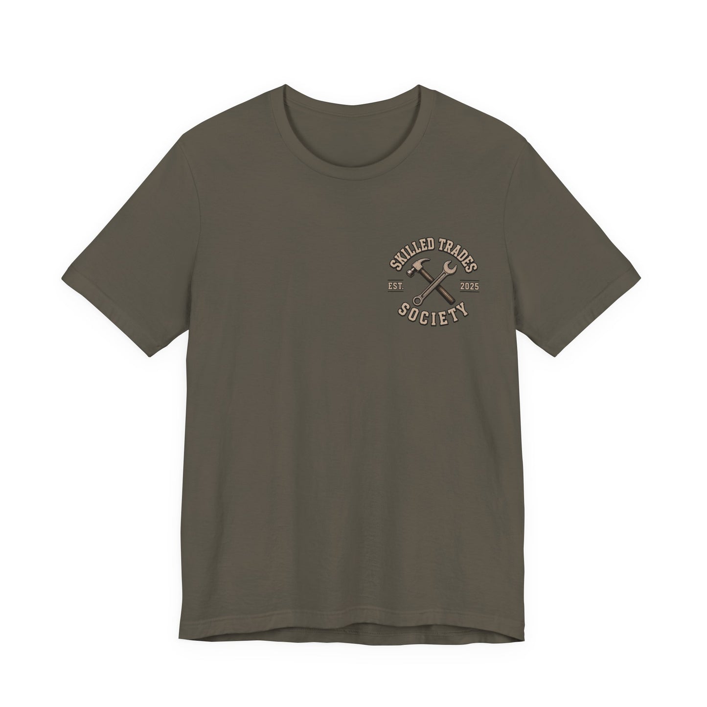 Dirty Work Clean Living T-Shirt | Skilled Trades Society | Blue Collar Pride Shirt