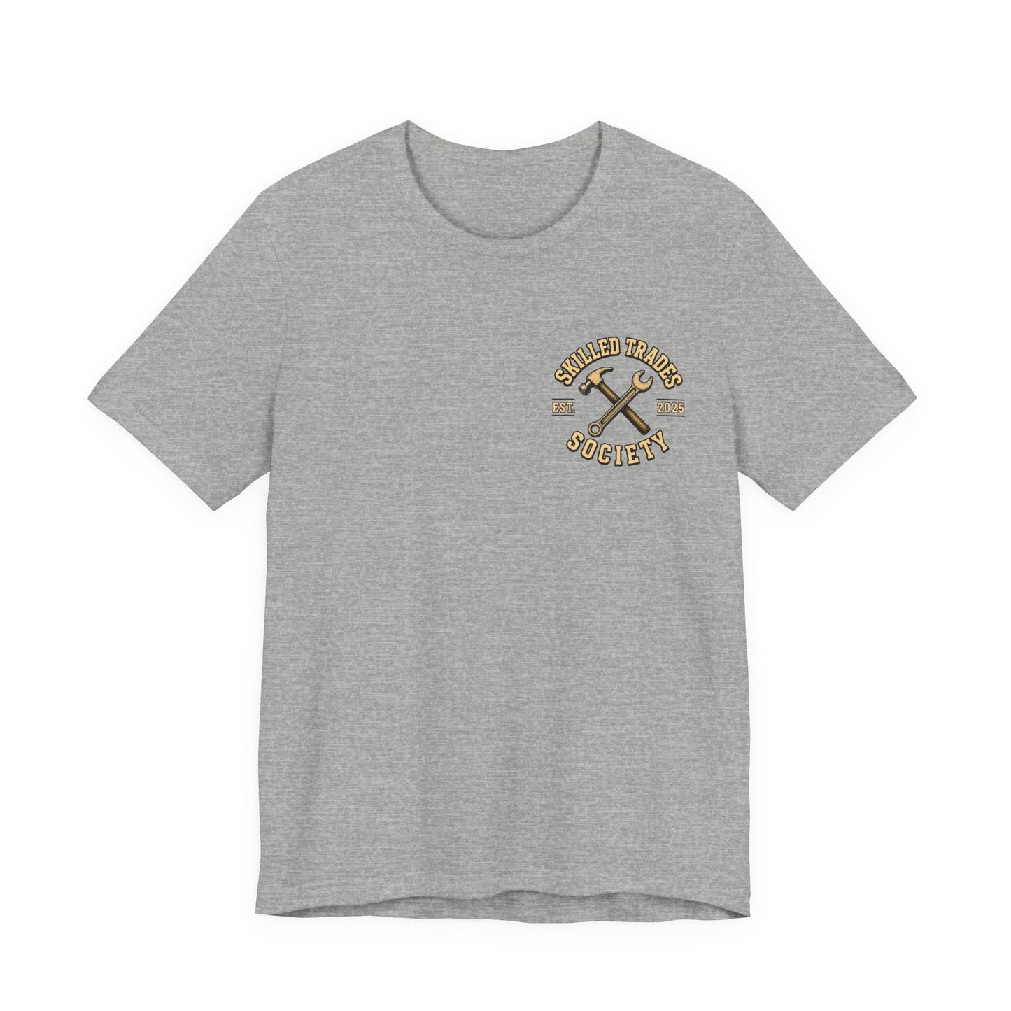 Dad Taught Me How To Work — Text Tee