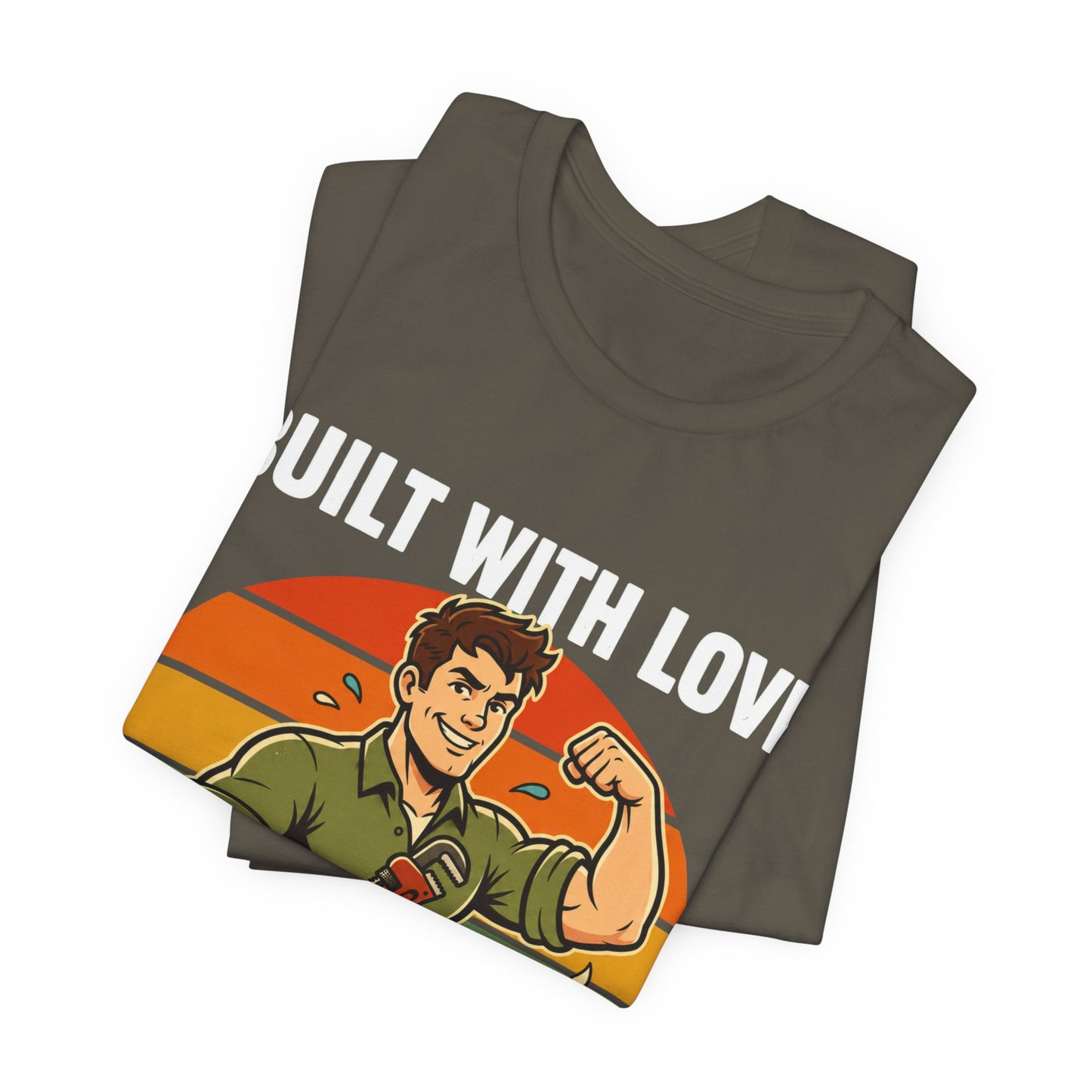 Built With Love Swearing — Plumber Tee