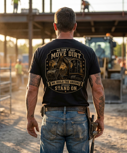 We Don't Just Move Dirt — HEO Tee