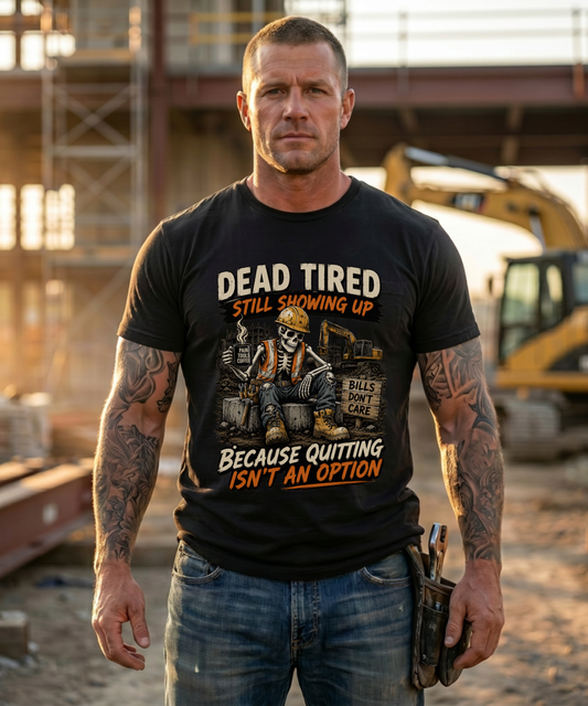 Dead Tired Still Showing Up Tee