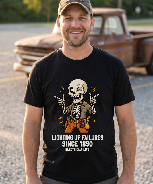 Lighting Up Failures Since 1890 Tee
