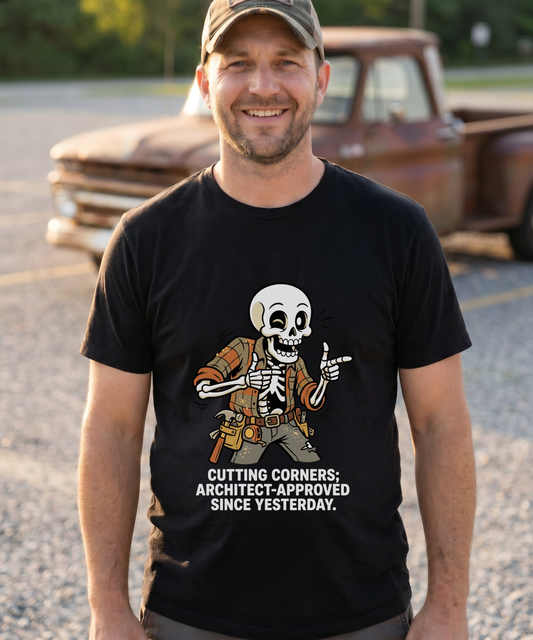 Cutting Corners — Architect Approved Tee