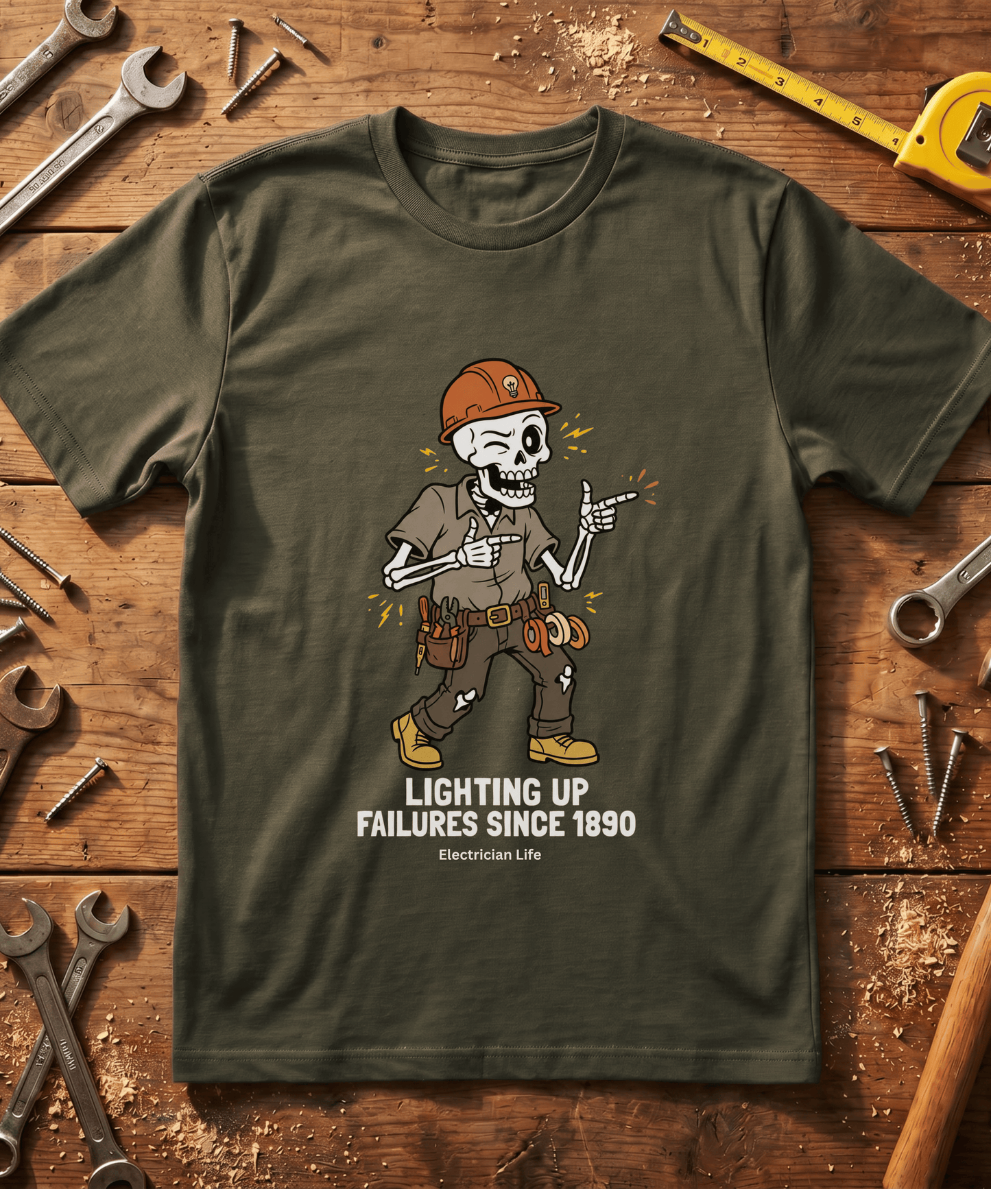 Lighting Up Failures Since 1890 — Sparky Tee