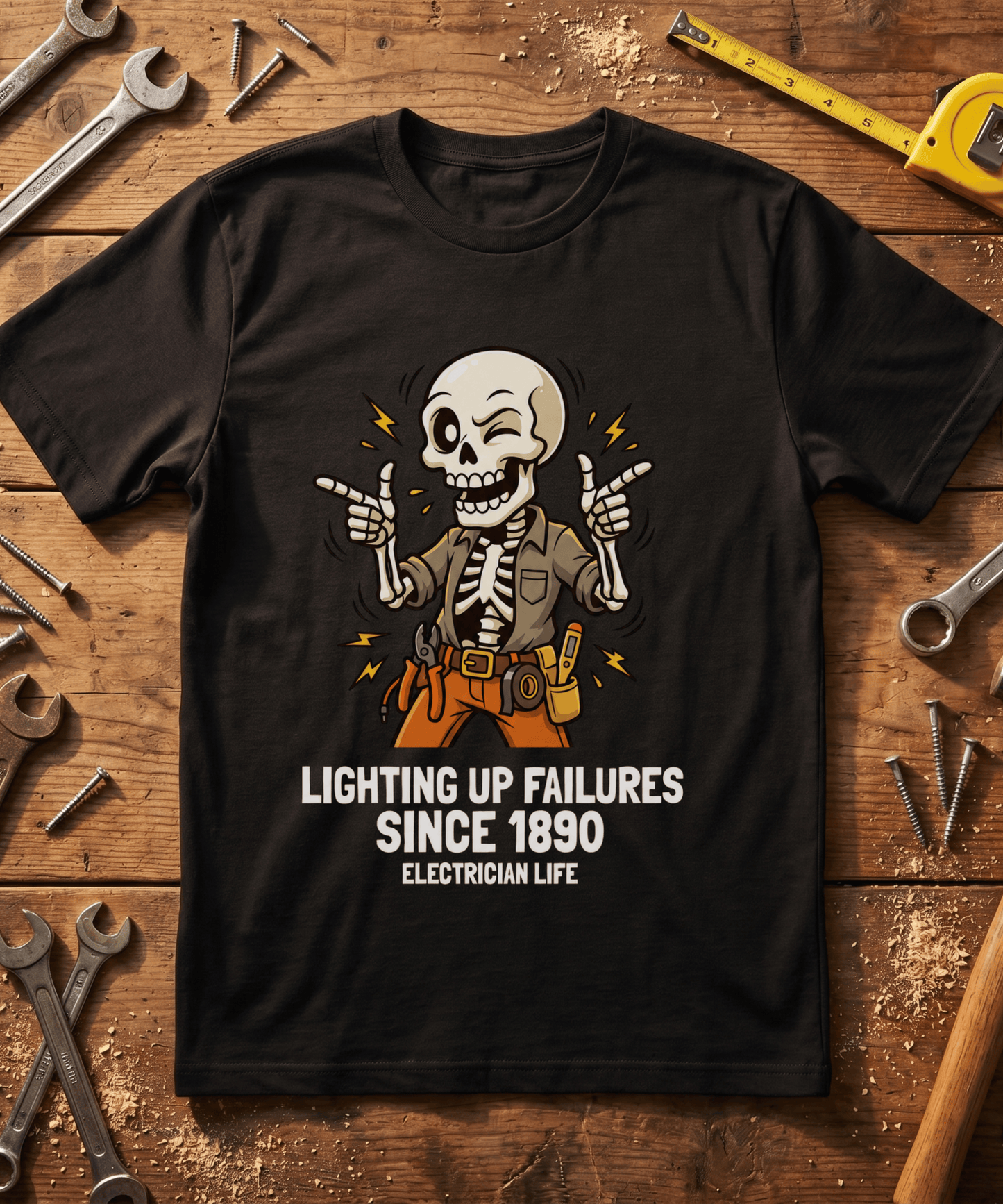 Lighting Up Failures Since 1890 Tee