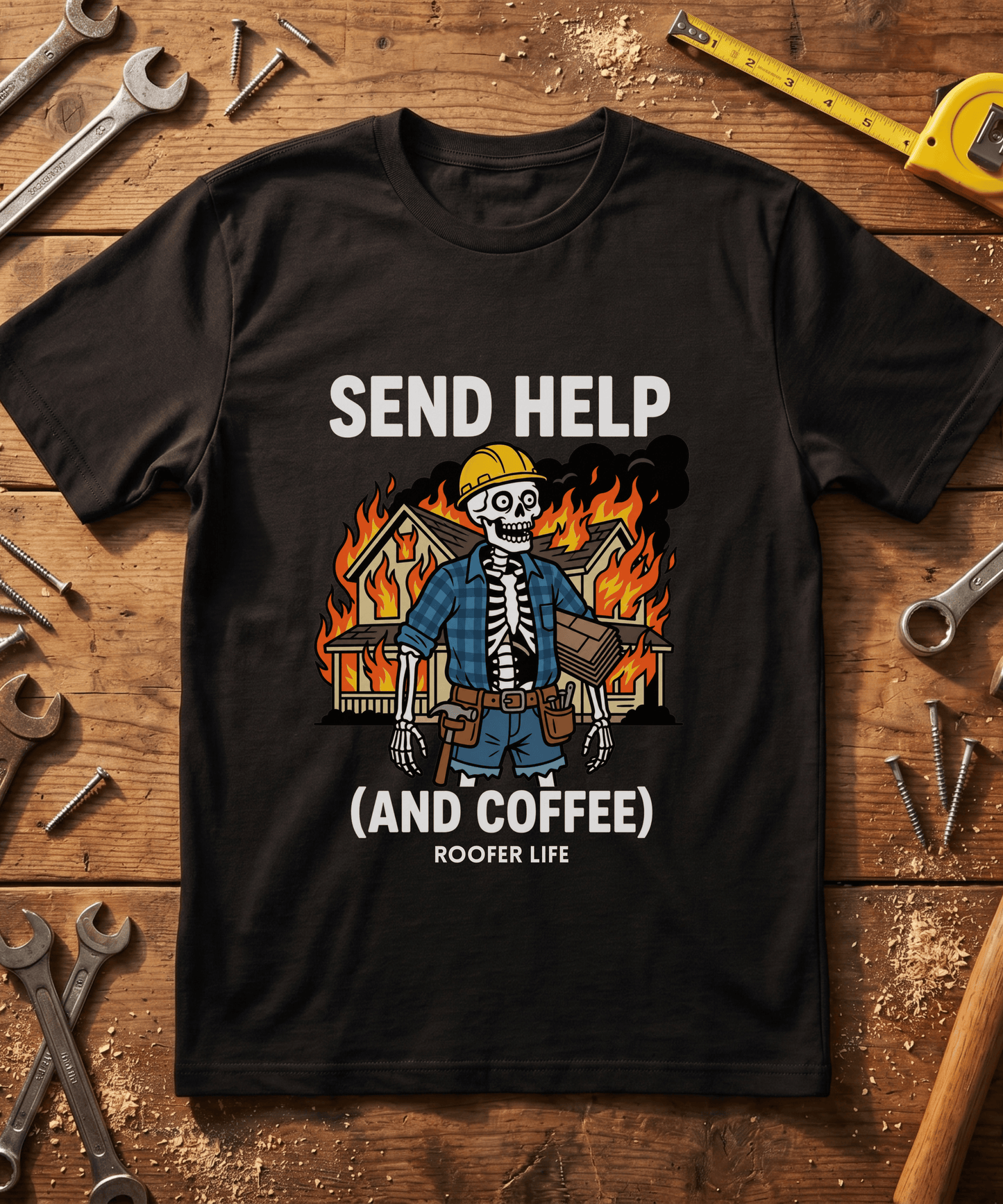 Send Help And Coffee Tee