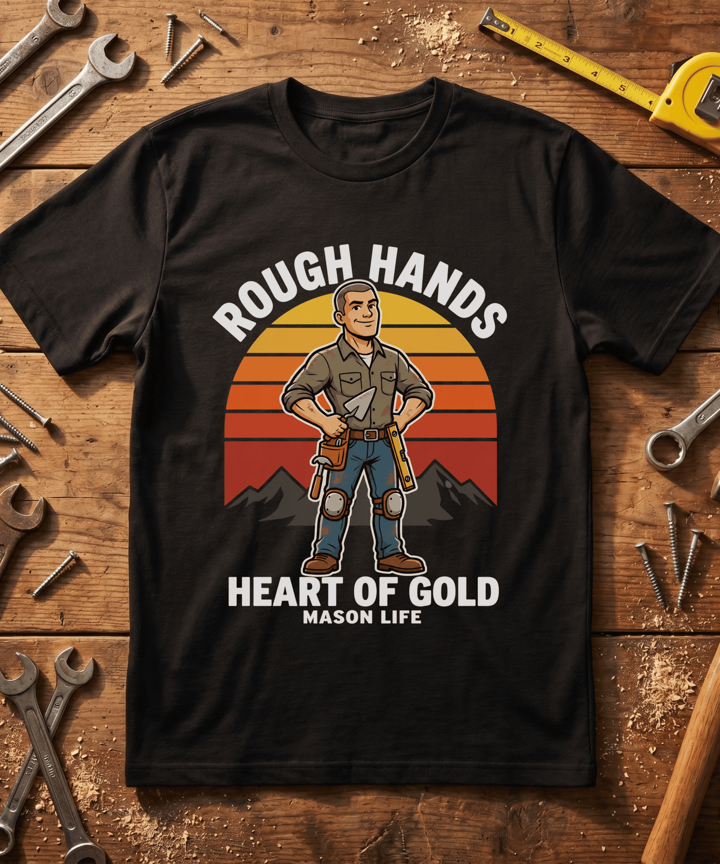 Rough Hands Heart Of Gold — Mason Tee