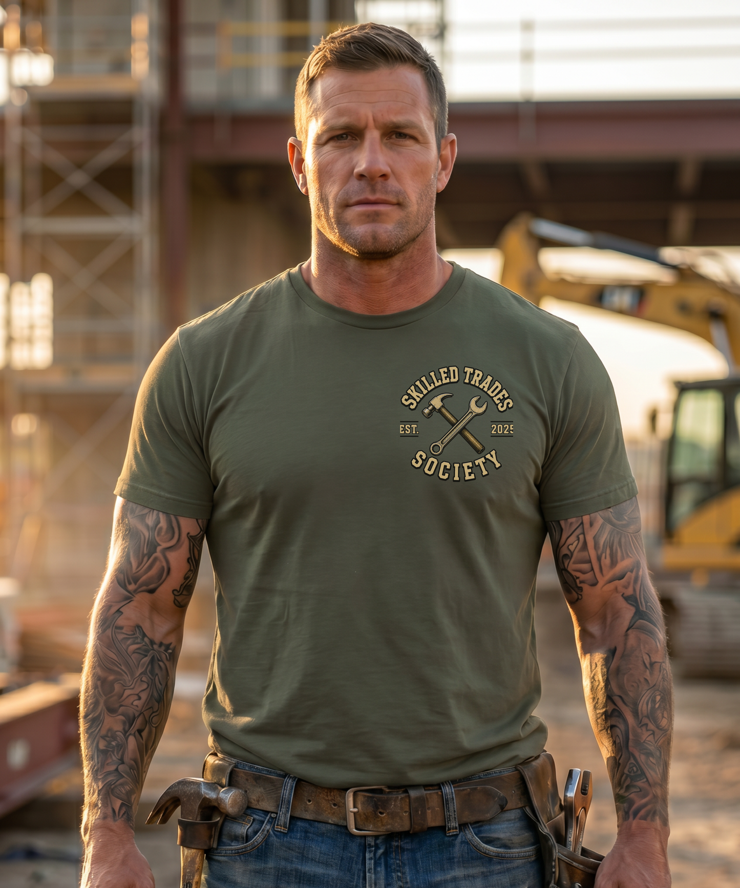 Raised Right Built Tough — Thanks Dad Tee